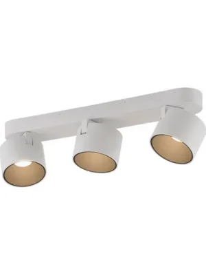 Autentický LED stropní bodové osvětlení PURE Cup, bílé, délka 56 cm, kov, 3ramenné