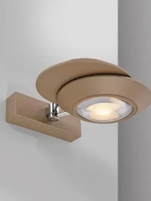 Cenově Výhodný LED nástěnné světlo PURE Oculis, bronzová, 30 cm, železo, 2žárovková