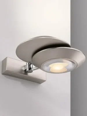 LED nástěnné světlo PURE Oculis, stříbrná barva, 30 cm, železo, 2žárovkové Nejprodávanější