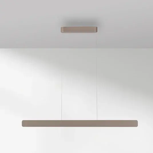 Sezónní Sleva Paul Neuhaus LED závěsné světlo Q-Stretto, bronzové, 120 cm