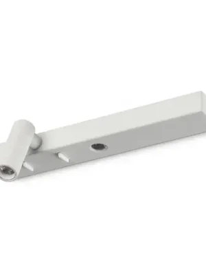 Ideal Lux LED nástěnné světlo Bonne Nuit 1, bílé, šířka 22 cm Časově Omezené