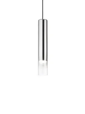 Ideal Lux závěsné světlo Look, chromová/čirá, Ø 6 cm, sklo Kup Teď