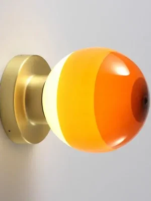 Ověřený MARSET LED nástěnné světlo Dipping Light A2, oranžová/zlatá