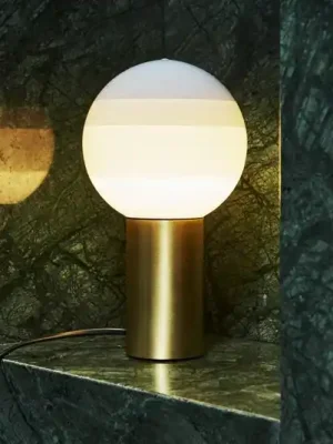 Nakupujte Hned Stolní lampa MARSET Dipping Light M, bílá/mosazná