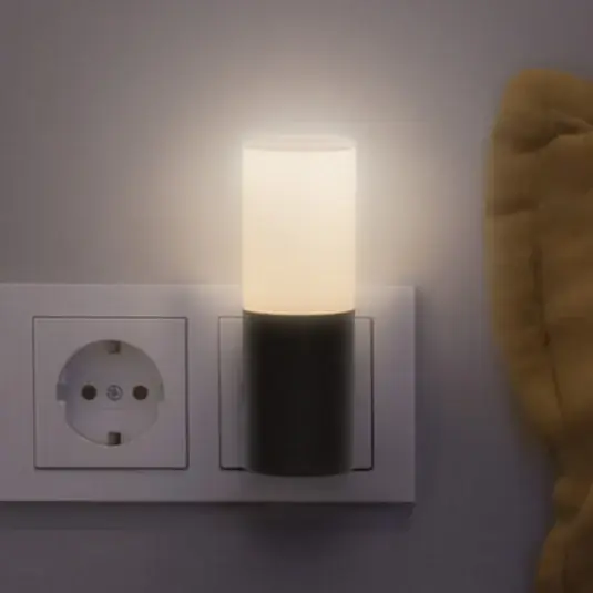 Expresní Doručení OSRAM LED noční světlo do zásuvky LUNETTA FLARE černé senzor