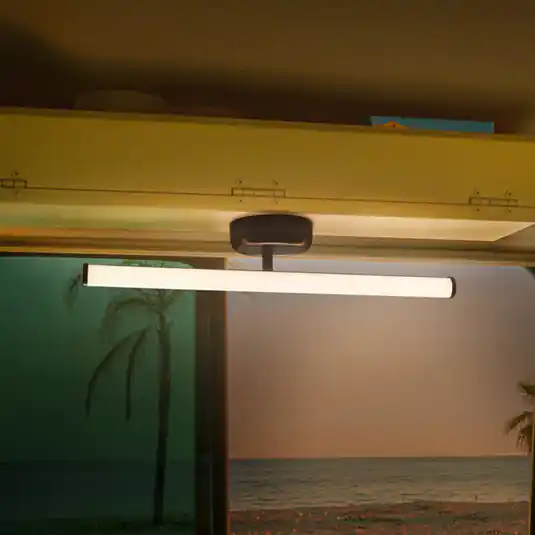 Autentický OSRAM LED akumulátorové nástěnné světlo NIGHTLUX STICK, černá, touchdim