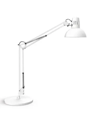 LED stolní lampa MAULstudy, bílá, ocel, 49 cm, E27 Horká Nabídka