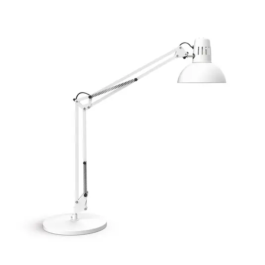 Dokud Zásoby Vydrží Stolní lampa MAULstudy, bílá, ocel, výška 49 cm