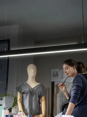 OSRAM LED závěsné světlo Office line Cuboid černá 4 000 K stmívatelné Cenově Výhodný