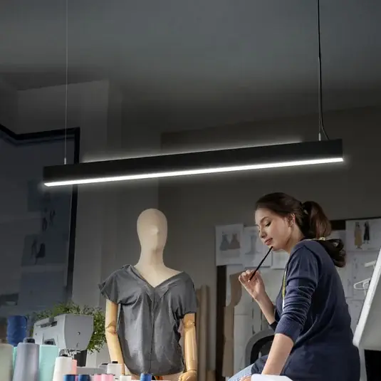 OSRAM LED závěsné světlo Office line Cuboid černá 4 000 K stmívatelné Cenově Výhodný