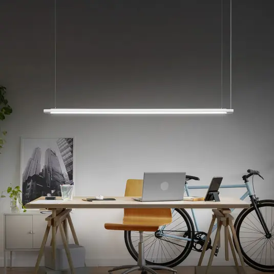 Horká Nabídka OSRAM LED závěsné světlo Office line Slab bílé 4 000 K stmívatelné