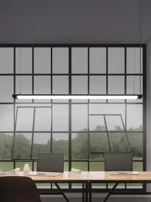 Přímo Od Výrobce OSRAM LED závěsné světlo Office line Slab černé 4 000 K stmívatelné