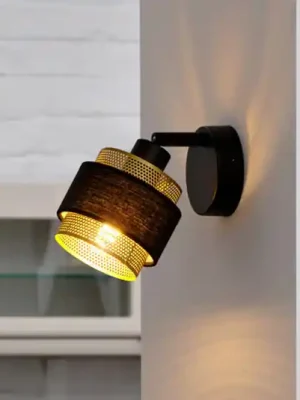 Stropní světlo OSRAM Decor Spot Hornet, 1-žárovkové, černé/zlaté Sezónní Sleva