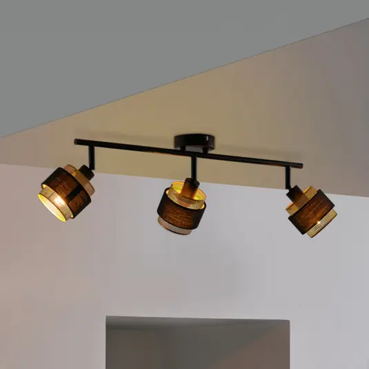 Ověřený Stropní světlo OSRAM Decor Spot Hornet, 3ramenné, černé/zlaté