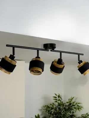 Kup Teď Stropní světlo OSRAM Decor Spot Hornet, 4-ramenné, černé/zlaté