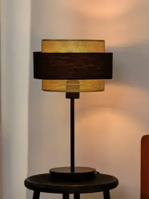 Výhodná Nabídka Stolní lampa OSRAM Decor Hornet, černá/zlatá, E27