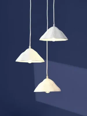 Finální Výprodej Závěsné světlo OSRAM Decor Lotus Leaf, 3 žárovky, bílá, papír, E14
