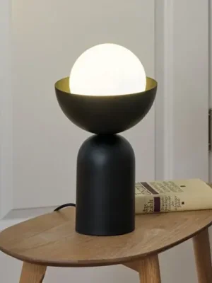 Stolní lampa OSRAM Decor Bowl, černá, ocel, E14 Nejprodávanější