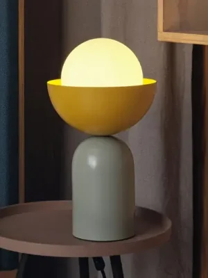 Stolní lampa OSRAM Decor Bowl, zelená/žlutá, ocel, E14 Top Prodej