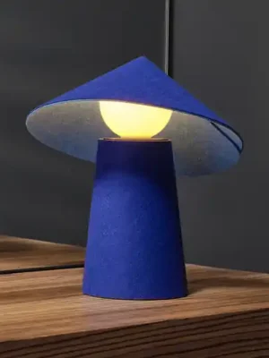 OSRAM LED stolní lampa na baterie Decor Flip, modrá, plsť, stmívač Akční Cena
