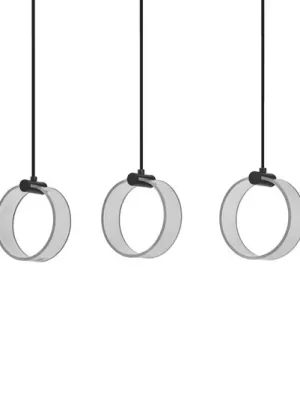 OSRAM LED závěsné světlo Decor Circle, 3-ramenné, CCT, černá Speciální Cena