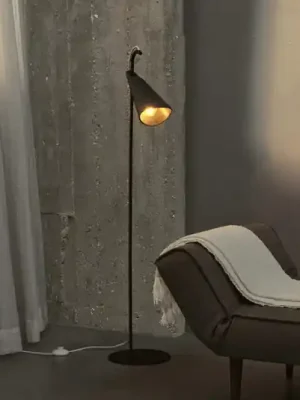 Stojací lampa OSRAM Decor Bell, černá, ocel, E27, výška 120 cm Novinka