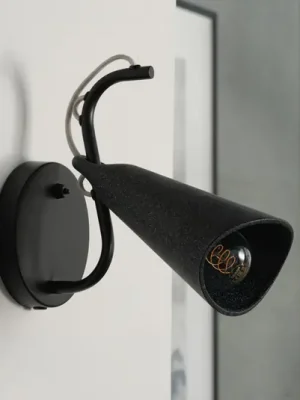 Přímo Od Výrobce OSRAM nástěnné světlo Decor Bell, černé, ocel, E27