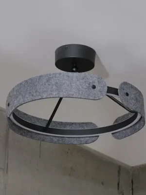 Výhodná Nabídka OSRAM LED stropní svítidlo Decor Curve Felt, šedé, plstěné, 3 000 K