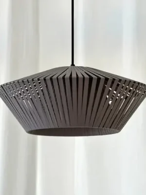 Akce Závěsné světlo OSRAM Decor Pásek Ø 40,5 cm, šedá, textil, E27