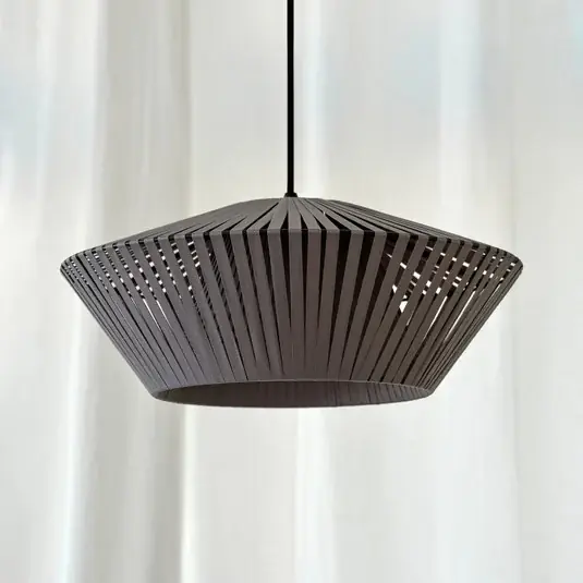 Akce Závěsné světlo OSRAM Decor Pásek Ø 40,5 cm, šedá, textil, E27