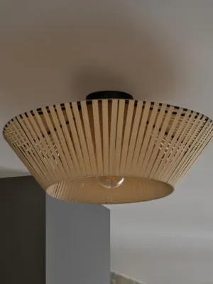 Stropní světlo OSRAM Decor pásky béžové Ø 40,5 cm textilní E27 Objednat Nyní