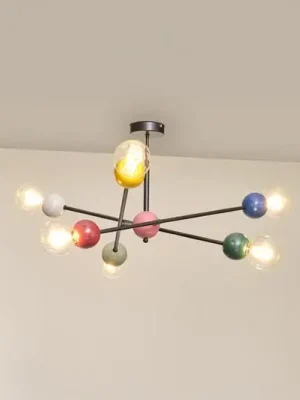 Stropní světlo OSRAM Decor Bubble, 6ramenné, ocel, barevné, E27 Poslední Šance