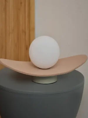 Odeslání Ihned Stolní lampa OSRAM Decor Pearl, béžová, plsť, G9