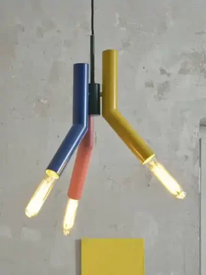 OSRAM závěsné světlo Decor Straw, 3ramenné, ocel, barevné, E27 Oblíbený