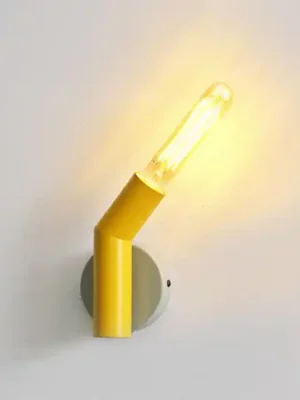 Cenově Výhodný OSRAM nástěnné světlo Decor Straw, 1-žárovkové, šedé/žluté, ocel, E27