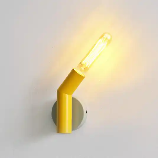 Cenově Výhodný OSRAM nástěnné světlo Decor Straw, 1-žárovkové, šedé/žluté, ocel, E27
