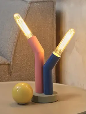 Koupit Online Stolní lampa OSRAM Decor Straw, 2-ramenná, barevná, ocel, E27