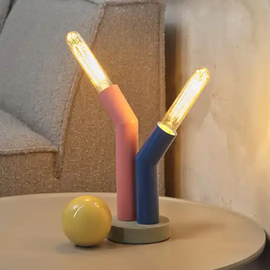 Koupit Online Stolní lampa OSRAM Decor Straw, 2-ramenná, barevná, ocel, E27