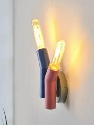 OSRAM nástěnné světlo Decor Straw, 2-žárovkové, barevné, ocel, E27 Nejlepší Volba