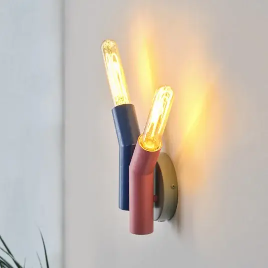 OSRAM nástěnné světlo Decor Straw, 2-žárovkové, barevné, ocel, E27 Nejlepší Volba
