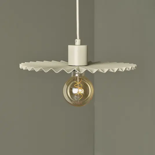 Horká Nabídka OSRAM závěsné světlo Decor Plissee, béžové, ocel, E27