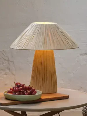 Horká Nabídka Stolní lampa OSRAM Decor Bamboo Paper Hut, bambus, E27