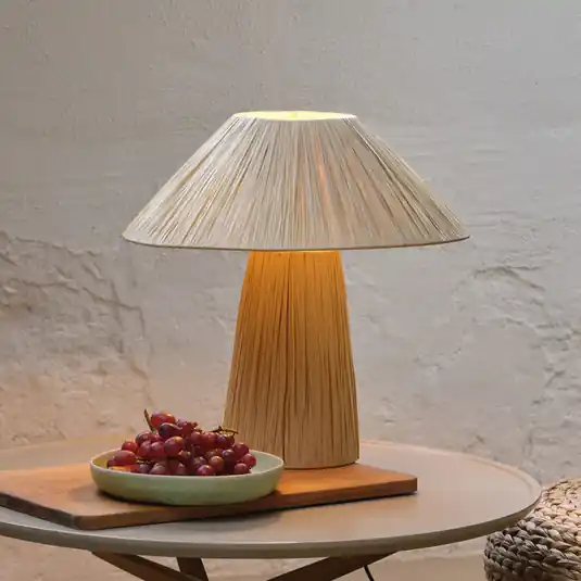 Horká Nabídka Stolní lampa OSRAM Decor Bamboo Paper Hut, bambus, E27