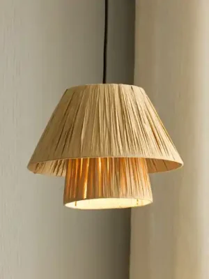Speciální Cena Závěsné světlo OSRAM Decor Bamboo Paper Hat Ø 28 cm, bambus, E27