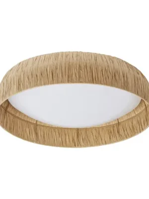 Vrácení Zdarma OSRAM LED stropní svítidlo Decor Bamboo Paper, Ø 50 cm, bambus