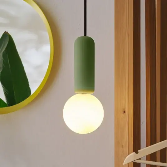 OSRAM závěsné světlo Decor Concrete Mic, zelené, beton, G9 Originální