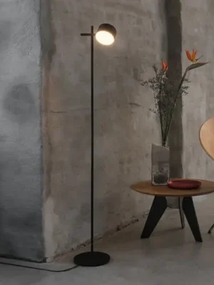 Cenově Výhodný OSRAM LED stojací lampa Decor Kyoto, hliník, černá, stmívatelné