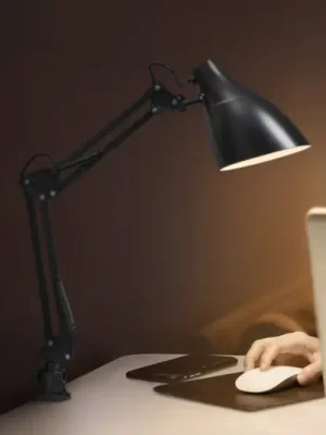 Akční Nabídka OSRAM svítidlo s klipem Office Line Desk Pear Clip, černé, E27