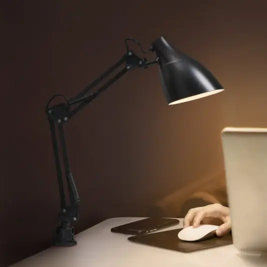 Akční Nabídka OSRAM svítidlo s klipem Office Line Desk Pear Clip, černé, E27