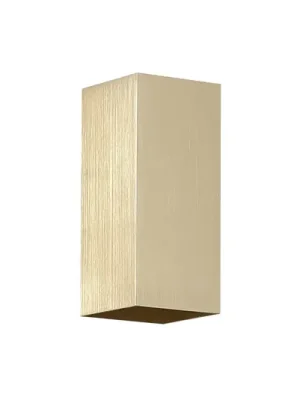Expresní Doručení Nástěnné světlo London Square, zlatá barva, výška 15 cm, 2 svítidla.